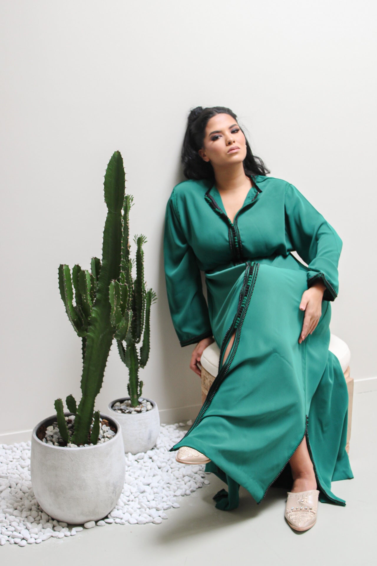 Caftan Rabat green