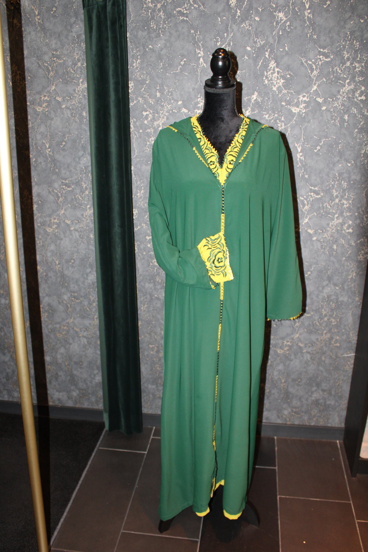 Jellaba Casablanca dark green/green