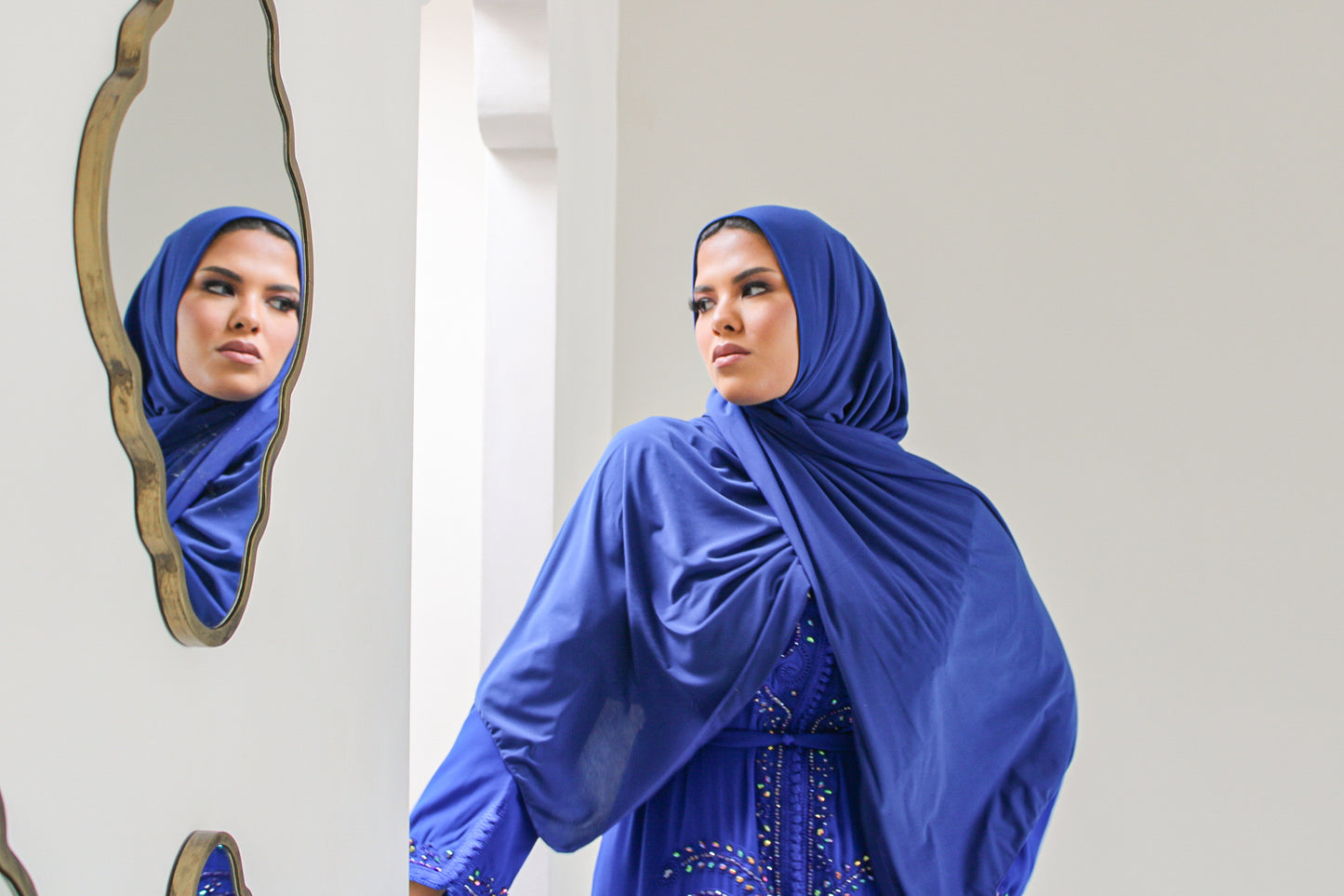 Premium Jersey scarf Royal Blue