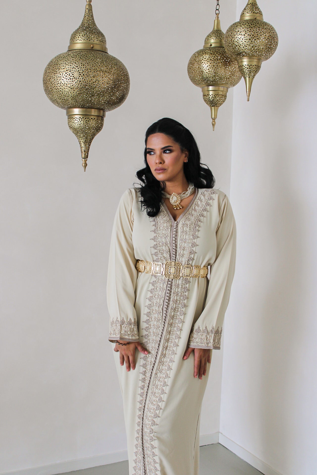 Caftan Agadir light taupe