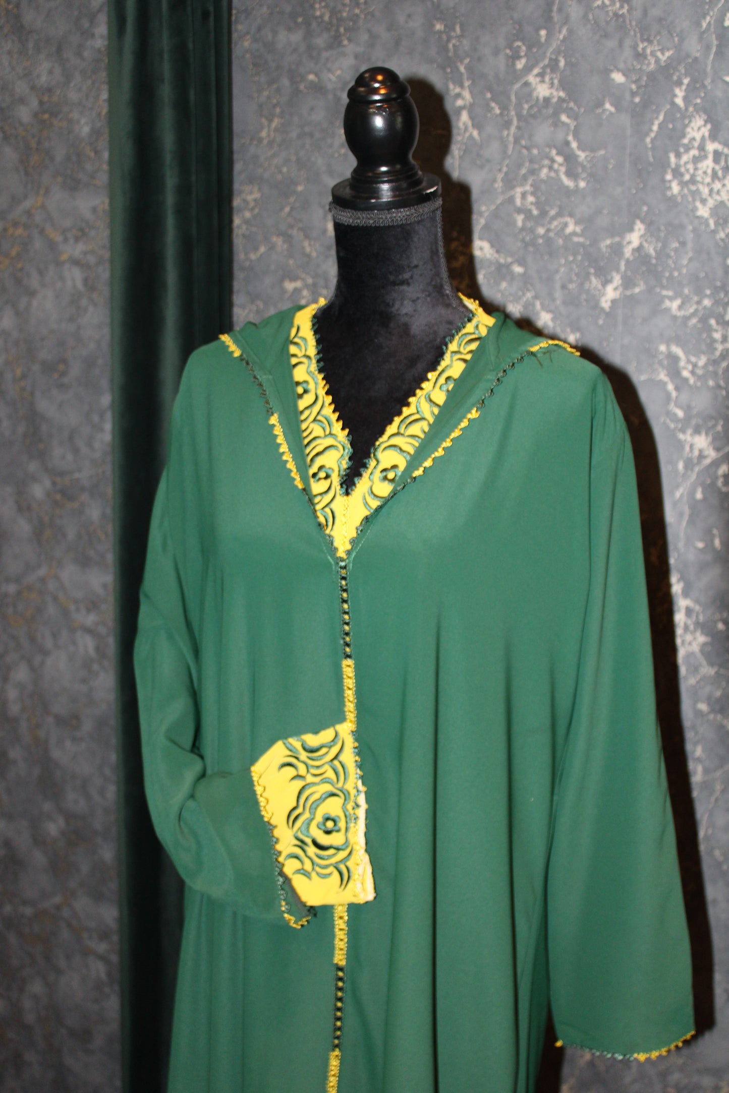 Jellaba Casablanca dark green/green