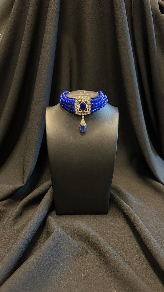 Royal Blue choker