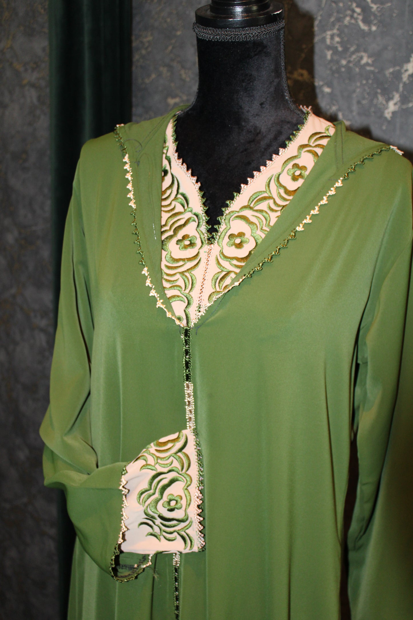 Jellaba Casablanca Green/Cream