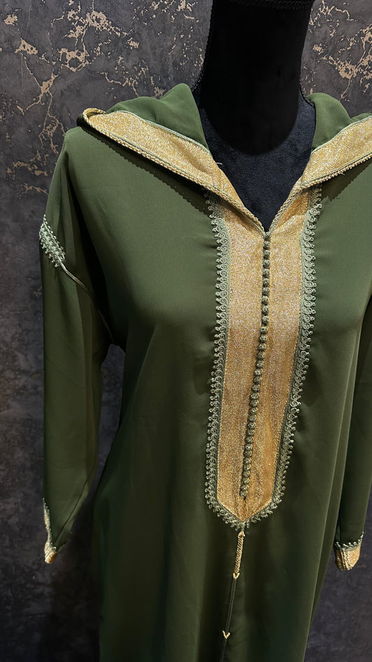 Jellaba Meknès Olive Green