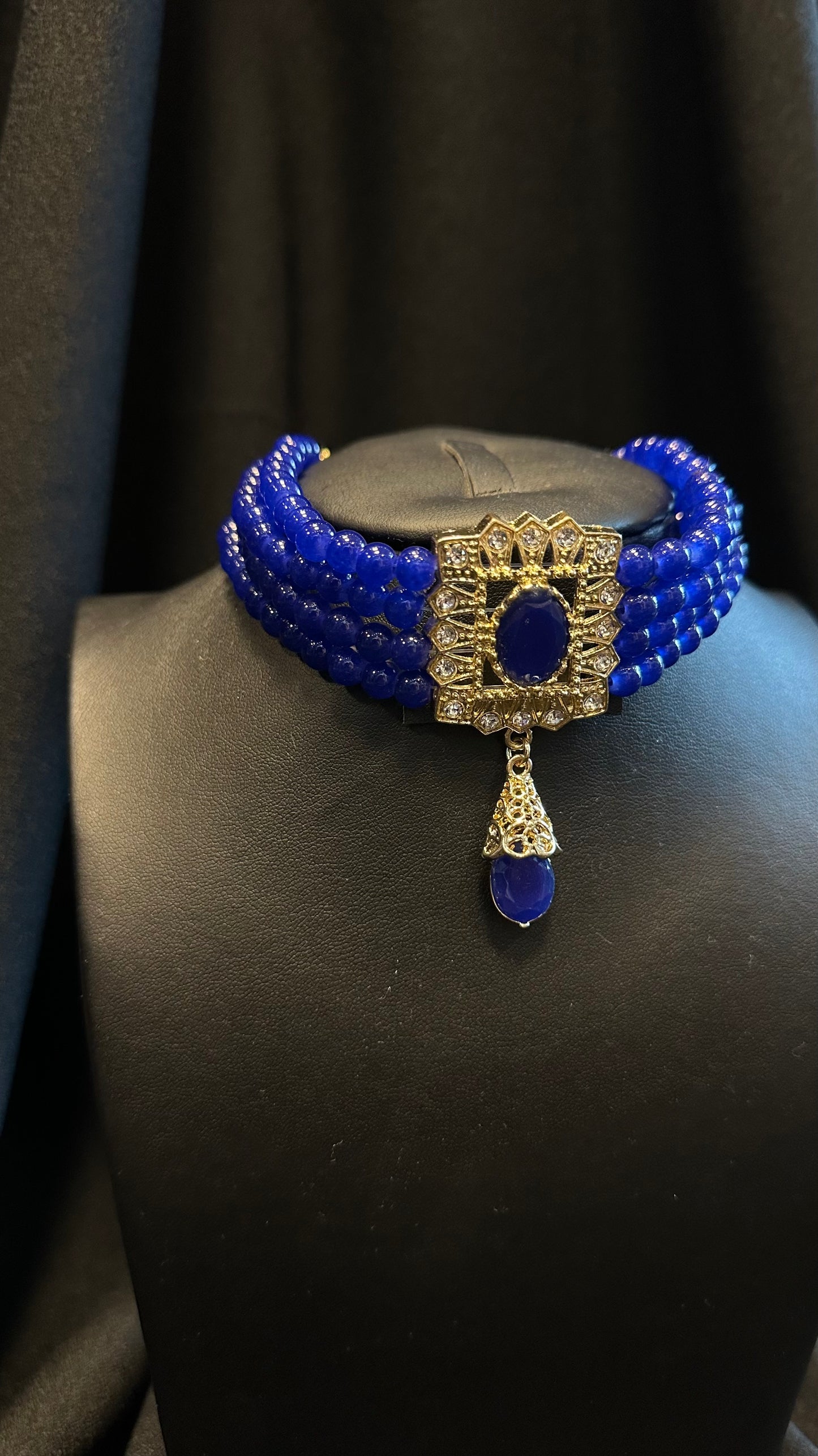 Royal Blue choker